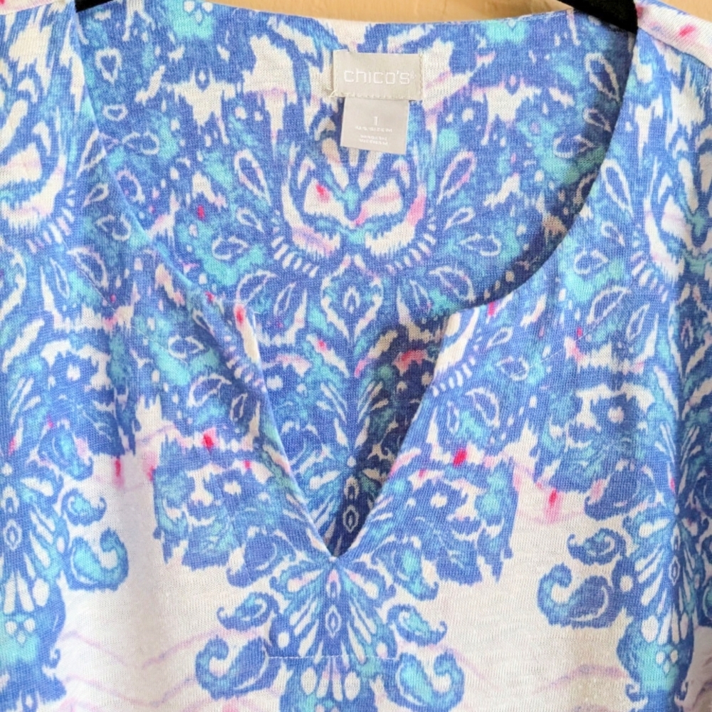 NWT Chico's Linen Tunic - Picture 5 of 13